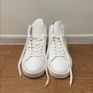 Essentials White High-Top Sneakers
